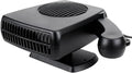 Car Heater 12V, 2 in 1 Portable Car Heater for Vehicle Fast Heating Quickly Defrost Defogger Demister Heat Cooling Fan Auto Dryer Windshield Defroster Plug in Cigarette Lighter (Black)