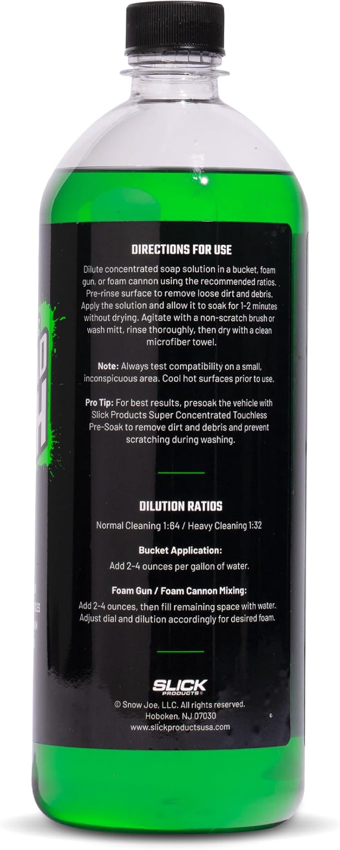 Total Off-Road Wash Super Concentrate – Thick Foaming Car Wash Soap with Hybrid-Ceramic Formula for Dirt Bikes ATV UTV Trucks Jeeps and More – Foam Cannon Ready – 32 oz