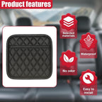 2PCS Car Side Pocket Organizer, Universal Waterproof PU Leather Auto Seat Gap Filler Storage Bag, Self-Adhesive Multifunctional Car Door Sunglasses Holder Pouch for Phone, Card (S)