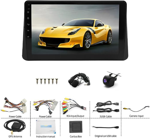 10 inch Upgrade Radio for Nissan Altima 2018-2021 Head Unit with Backup Camera Wireless Carplay Android Stereo for Nissan Altima 2018 2019 2020 2021 Radio Bluetooth GPS Navi FM Mirror Link 2+32G