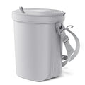 Waretary Trash Can for Car Garbage: Leakproof Silicone Car Waste Bin w/Lid for Drivers and Passengers; 2 Gallon Garbage Container for Vehicle, Sedan, SUV, Van, MPV & Truck (Gray)