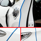 U Shape Car Door Moulding Protector Strip Edge Guard Trim Seal | 16ft 5M U Shape Auto Rubber Protect Stripping Anti-Scratch Anti-Collision Guards Blue