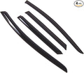 Outside Mount Window Vent Visors Rain Guards Compatible with Ford MKIII Wagon 2012-2016 | Side Window Wind Deflectors Rain Shields | Smoke Tinted, 4 Pcs Set, DGWV-796