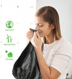 Small Trash Bags 1.2 Gallon 160 Counts Garbage Bags, Bathroom Trash Can Bin Liners, Small Plastic Bags for home office kitchen, fit 5-6 Liter, 0.8-1.6 and 1-1.5 Gal, Black