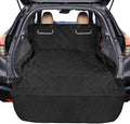 SUV Cargo Liner for Dogs, Waterproof Pet Cargo Cover Dog Seat Cover Mat for SUVs Sedans Vans with 2 Large Pockets, Non-Slip, Large Size Universal Fit, Black