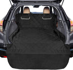 SUV Cargo Liner for Dogs, Waterproof Pet Cargo Cover Dog Seat Cover Mat for SUVs Sedans Vans with 2 Large Pockets, Non-Slip, Large Size Universal Fit, Black