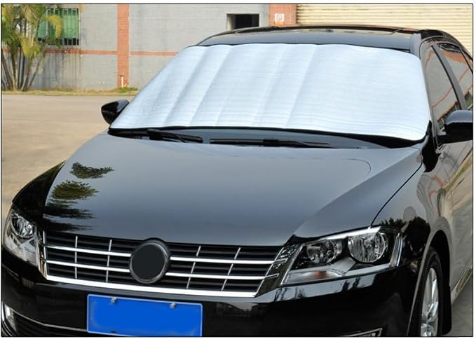 Car Windshield Cover Accessories: Thick Window Shield Protector for SUV Carro Truck Automotive Windshield Blanket Guard for Winter Summer Hail Ice Frost Snow Sun