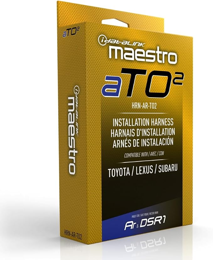 Maestro HRN-AR-TO2 Harness - Connects a Maestro AR Amplifier Replacement Module to Select Toyota, Lexus, and Subaru Vehicles with Premium Sound Systems (ADS-MAR Module Required)
