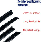 Sunproof Waterproof Side Window Wind Deflector, 4pcs Protective Replacements Rain Guards Set, Window Visor fit for 2000-2004 Toyota Avalon 94801