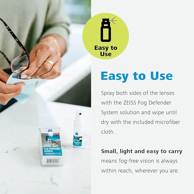 Fog Defender System Anti-Fog Kit for Glasses