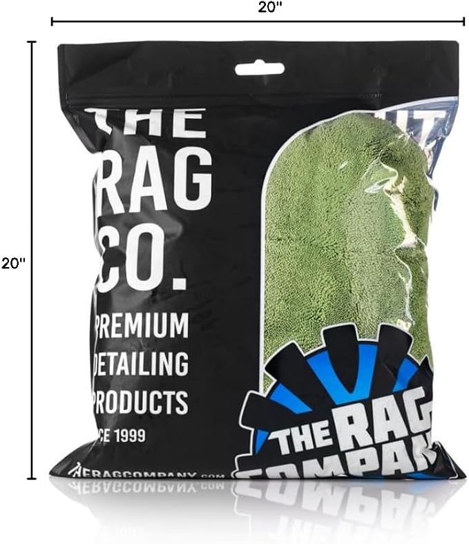 The Liquid8r M22, Absorbent 70/30 Blend Microfiber Drying Towel for Cars, Trucks, and SUVs, Safe for Detailing, Scratch-Free, Twist Loop, 2200 GSM, 20x20 Inches, Camo