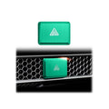 Polodunn for Honda Civic 2022-2025, for Accord/HRV/CRV 2023-2025, for Acura Integra 2023 2024 - Hazard Warning Light Push Button Cover, Emergency Flashers Trim Accessories (Green)