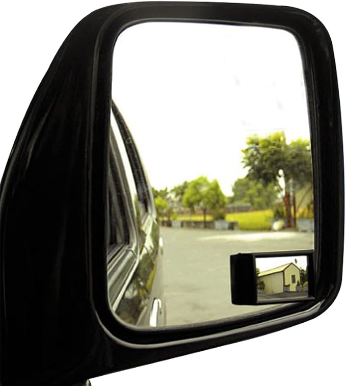 Blind Spot Mirror Convex Wide Angle Rear View Car Outside Universal Fit Stick Mirrors