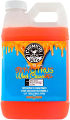 CLD105 Sticky Citrus Wheel Cleaner Gel, (Safe For All Wheel Types) Works on Cars, Trucks, SUVs, Motorcycles, RVs & More, 128 fl oz, (1 Gallon)