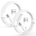 6FT iPhone 17 16 15 Fast Car Charger Cord, [MFi Certified] 30W USB to USB C Carplay Cable Long, 2 Pack 6 Foot USB Type C Charge Cord for iPhone 17 16 15 Pro Max Plus, iPad Pro, Galaxy,Moto G,LG,Pixel