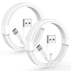 6FT iPhone 17 16 15 Fast Car Charger Cord, [MFi Certified] 30W USB to USB C Carplay Cable Long, 2 Pack 6 Foot USB Type C Charge Cord for iPhone 17 16 15 Pro Max Plus, iPad Pro, Galaxy,Moto G,LG,Pixel