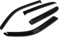 Rain Guards Tape-On Compatible with 2004-2006 Tundra Crew Cab 4pcs Window Visor Deflector