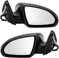 Driver & Passenger Side Mirror Set Power Heated Memory Paint to Match Blind Spot Indicator Fits 2016-2020 Kia Optima KI1320205 KI1321205
