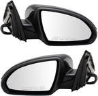 Driver & Passenger Side Mirror Set Power Heated Memory Paint to Match Blind Spot Indicator Fits 2016-2020 Kia Optima KI1320205 KI1321205