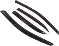 WD2-323 Dark Smoke 4 Pcs Set Window Visor (Outside Mount) Deflector Rain Guard Compatible with 2001-2006 Mitsubishi Lancer