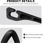 2 PCS Car Seat Gap Filler, Multi-Purpose Auto Seats Gaps Filler Side Organizer with Storage Slot, Super Flexible Gap Blocker Between Seat and Center Console, Car Accessories (Black)