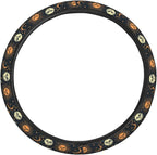 Sun and Moon Steering Wheel Covers Anti-Slip Elasticity Car Accessories Steering Wheel Protector Universal 15 Inch for Cars SUV Vehicle Truck