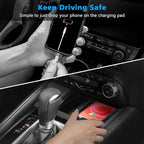 Wireless Car Charger for Mazda CX5 2017-2024 2025 2023 Accessories, Wireless Phone Charging Pad for CX-5 2018 2019 2020 2021 2022