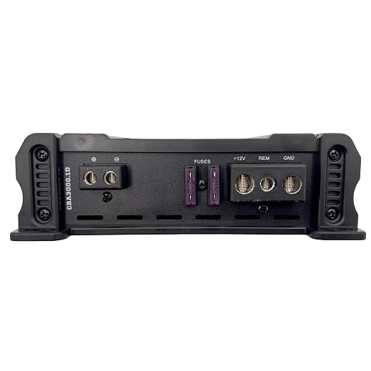 Orion Cobalt CBA3000.1D Monoblock 1-Channel Class D Amplifier for Car Subwoofer, 3000W Max, 800W RMS, 1/2/4 Ohm Stable, Adjustable Low Pass with Bass Boost, MOSFET Power Supply, Bass Knob Included