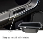 Front Row Door Side Storage Box Compatible with Volvo S60 2009-2017 2018 V60 2009-2017 2018 Armrest Phone Container Door Organizer Handle Pocket ABS Tray Insert Glove Pallet