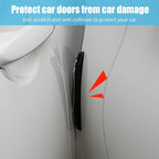 4PCS Car Door Edge Guards, Auto Side Door Protector Car Door Self Adhesive Anti-Collision Trim Strip, Universal Car Body Anti-Scratch Bumper Guard for Car SUV Truck (Black)