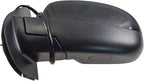 2 Piece Driver and Passenger Side Mirror Assembly Set Power Folding Electric Adjustment Heated Memory Black Compatible with 2007-2014 Chevy Silverado 2500 HD 3500 HD 2007-2010 GMC Sierra GM1320339