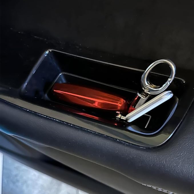Front Door Handle Pocket Organizer Side Storage Box Insert Glove for Ford Edge 2015 2016 2017 2018 2019 2020 2021 2022 2023 2024 2025 2026, 2pcs