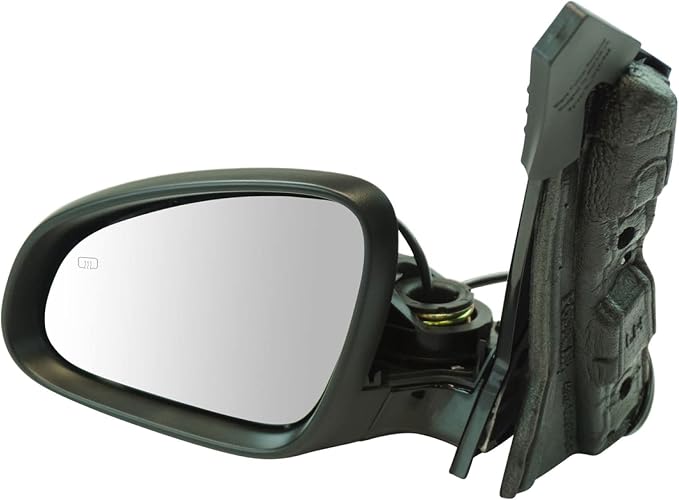 2 Piece Driver and Passenger Side Mirror Assembly Set Electric Adjustment Heated No Memory Black Compatible with 2012-2017 Buick Verano GM1320439 GM1321439