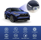 4K Dash Cam Suitable for Toyota Highlander 2020-2026 & Highlander Hybrid (Gen4/UX70), OEM Factory Look, UHD 2160P Video, Built-in WiFi & APP, Loop Recording, G-Sensor, Plug & Play, 64GB Card