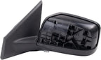 Driver and Passenger Side Mirror Assembly Set Power Heated Textured Black Compatible with 2008-2013 Nissan Rogue 2014-2015 Nissan Rogue Select