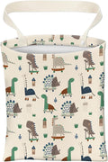 Car Trash Can, Cute Car Trash Bag, Hanging Car Organizer and Storage Bag, Trash Bin for Car Accessories, Vehicle, Travelling, Camping Cute Dinosaur