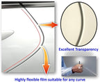 [3M]-4doors(Pro) Customized Car Door Edge Protector Made with 3M Paint Protection Film Pro Series, Clear(Transparent), Anti Scratch, Universal Fit for Most Cars (Clear Pro 0.5inx36in/4strips)