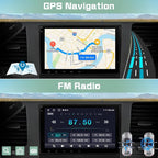 4Core Car Radio Stereo for Chevy Silverado Tahoe GMC Sierra Yukon 2007-2013, 8 Inch IPS Screen with CarPlay Android Auto Bluetooth GPS Navigation Backup Camera