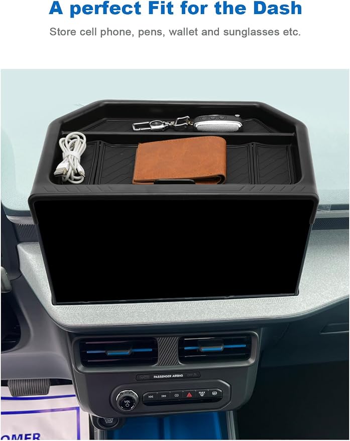 for 2026 Ford Maverick Dashboard Storage Tray - Behind Screen Organizer Box 13.2-Inch Screen Dash Tray for 2025 2026 Ford Maverick Truck Accessories