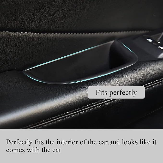Front Row Door Side Storage Box Compatible with Lincoln MKC 2015 2016 2017 2018 2019 Armrest Phone Container Door Organizer Handle Pocket ABS Tray Insert Glove Pallet