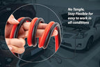 Heavy-Duty Jumper Cables for Car, Includes 2 Gauge Wire Conductor 20' car Jumper Cables & 365 Day Roadside Assistance