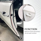 32.8Ft Car Door Edge Guards, Car Door Protector, Anti-Collision Automotive Entry Trim Molding Guard, No Glue Auto Exterior Edge Trim Protective Strip for Most Vehicles (Black, 10M)