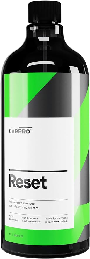 Reset - Intensive Car Wash Shampoo Perfect for Ceramic Coating & Nanotechnology Based Sealants and Coatings, pH-Neutral - Liter (34oz)