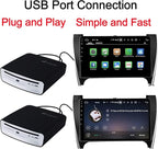 USB External Car Universal Connection Portable CD Player for Car Android Navigation/TV/Laptops Desktops with USB Port Plug and Play (Android Version 4.4 and Above)