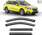 Low-Profile Window Rain Guard for Subaru Outback 2015-2019 Side Window Visors Extra-Thick Vent Visor Window Deflectors Vent Shades Car Accessories