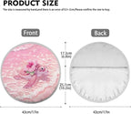 Pink Hibiscus Turtle Steering Wheel Sun Shade Cover Anti-Heat Aluminum Foil Steering Wheel Cover Sun Shade,Steering Wheel Sun Heat Shield for Car Truck SUV Van