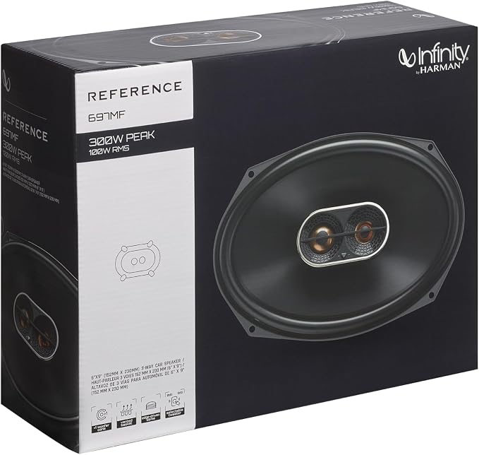 Infinity REF697MF Extreme-Performance Automotive Coaxial Speakers (Renewed)