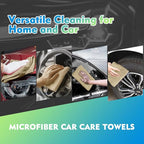 Brown Microfiber Cleaning Cloth 20 Pack 11.5 x 11.5 inch Microfiber Towels for Cars Ultra Absorbent Car Washing Cloth Lint Free Streak Free Cleaning Rags for Car, Kitchen Window