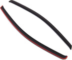 Outside Mount Window Vent Visors Rain Guards Compatible with Toyota Echo Coupe 2000-2005 | Side Window Wind Deflectors Rain Shields | Smoke Tinted, 2 Pcs Set, DGWV-425