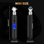 Mini Digital Tire Pressure Gauge 3-99PSI 4 Settings Tire Gauge for Tire Pressure with Backlit LCD for for RV Car Truck Bicycle, Easy and Accurate Reading(Black)